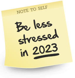 HOME. Feel Less Stressed 2019